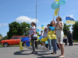 В Веселом патриотическая акция превратилась в &quot;детскую революцию&quot;